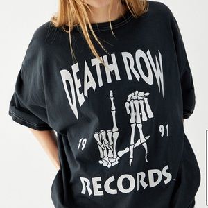 Death Row LA Bones Black T-Shirt XL